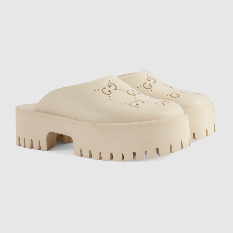 663577.JFB00.9022.002.100.0000.Light Womens platform perforated G sandal